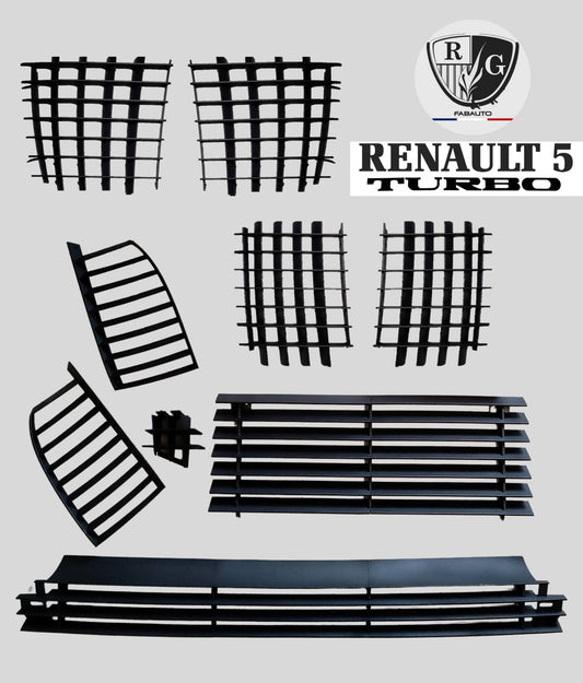 Set Complet de Grilles Renault 5 Turbo : Restaurez et Améliorez Votre Joyau Automobile