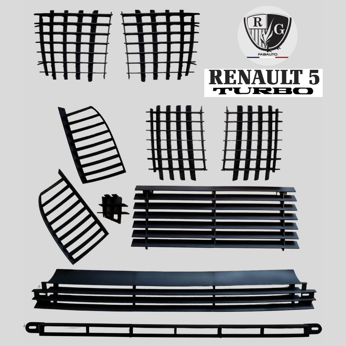 Set Complet Grilles Renault 5 Turbo