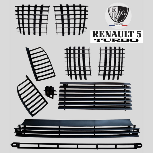 Set Complet Grilles Renault 5 Turbo